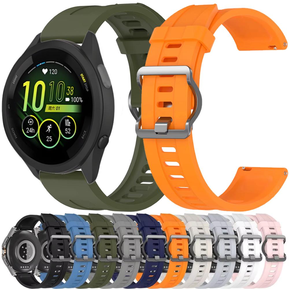 22-миллиметровый силиконовый ремешок для Garmin Forerunner 265 965 955 255 Music Sports Браслет Ремешок для часов для Garmin Venu 3 2 Vivoactive 4