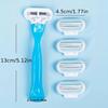 Hair Removal Trimmer For Women Knife Tip Waterproof Whole Body Washable Armpit Hair And Leg Hair Without Black Spots