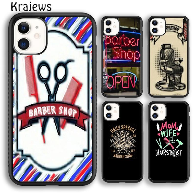 Krajews Парикмахерская парикмахерская салон чехол для телефона чехол для iPhone 14 5 6s 7 8 plus XR XS 11 12 13 pro max Samsung S21 S22ultra