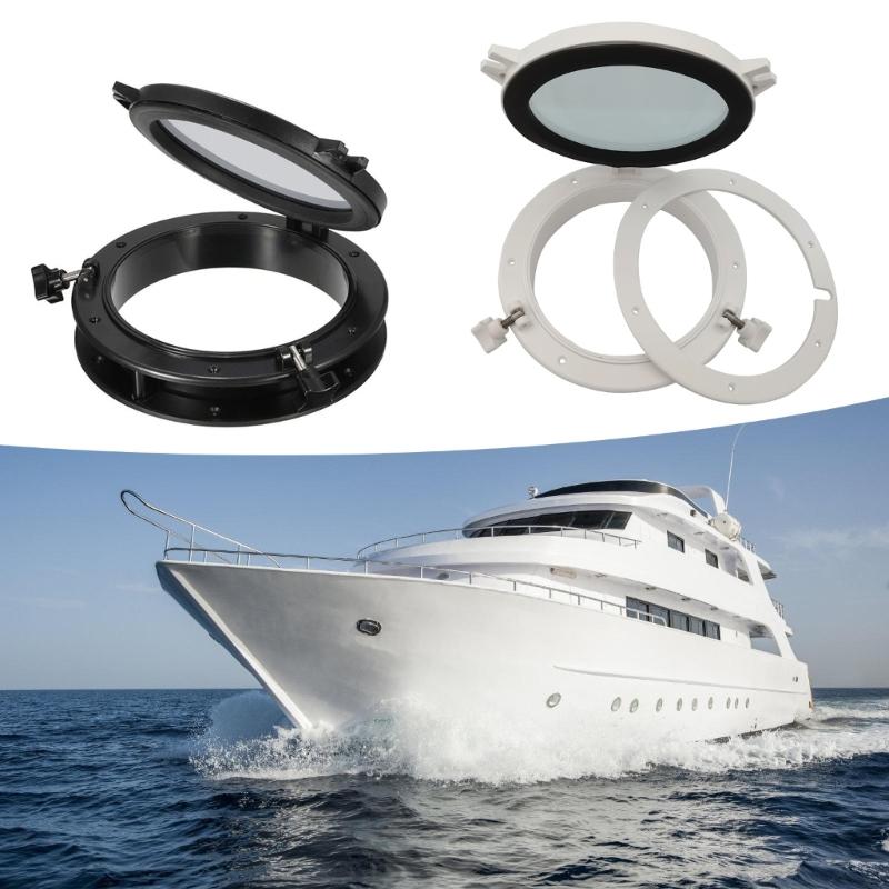 Robust Round Skylight Portlight Porthole for Yacht and Boats Easy Installation 4mm Tempered Glass Waterproof