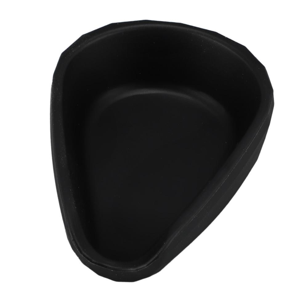 Food Grade Silicone Coffee Bean Dosing Cup Black Single Dosing Tray  For Coffee Beans