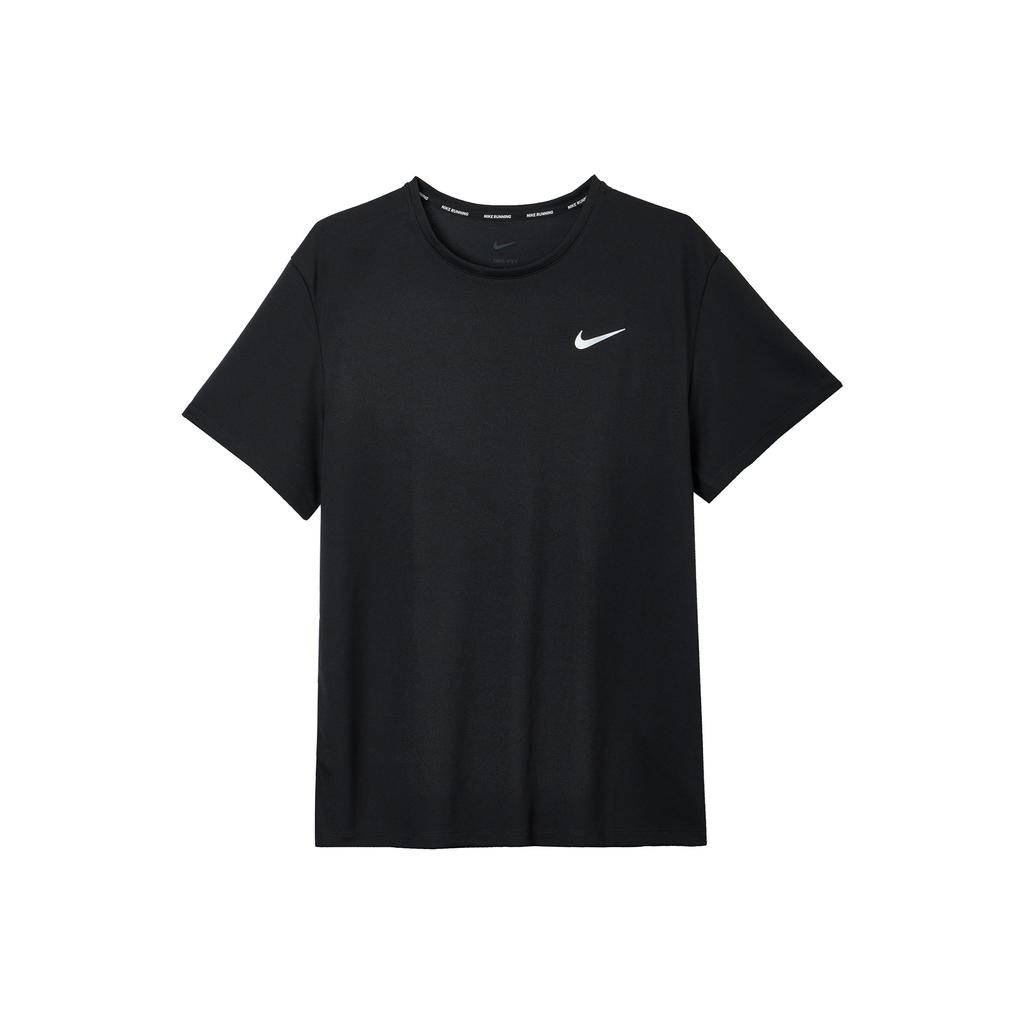 Nike Однотонная футболка с логотипом, мужские топы, черная DV9316-010