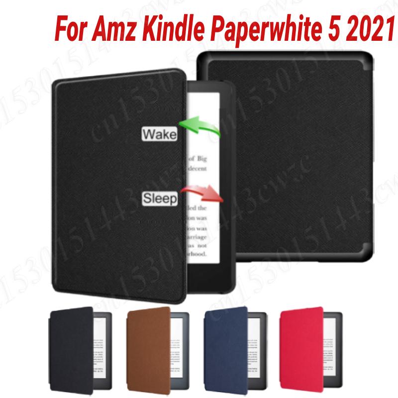 Чехол-книжка для электронной книги Amazon New Kindle 5 2026 KPW 11-го поколения, водонепроницаемый, с функцией автосна/пробуждения, жесткий чехол 6,8'' для Kindle PaperWhite 11-го