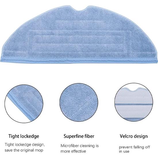 Сменные подушечки для швабры из микрофибры для робота Roborock подметания T7S T7S Plus S7, аксессуары для пылесоса, 6 шт.