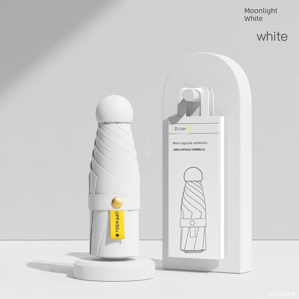 Capsule Sun Umbrella, Sun Protection, Uv Protection, Dual-Use for Sun and Rain, Mini 40% off Fold, Ultra-Light, Compact, Portable m