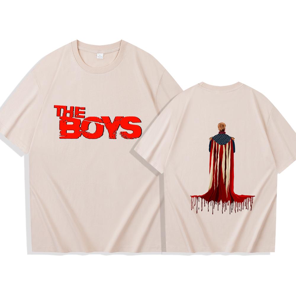 The Boys Tshirts Mens TV Show Starlight Women T-Shirts Homelander Funny T Shirt Cotton Fashion Designer Male Clothes Tops Tees