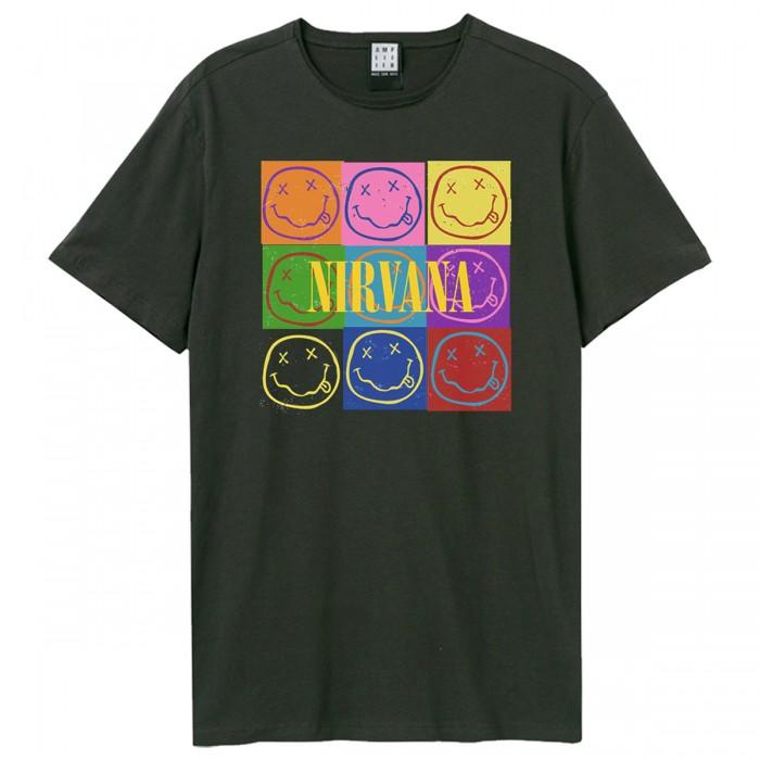 Amplified Unisex Adult Nine Square Nirvana T-Shirt