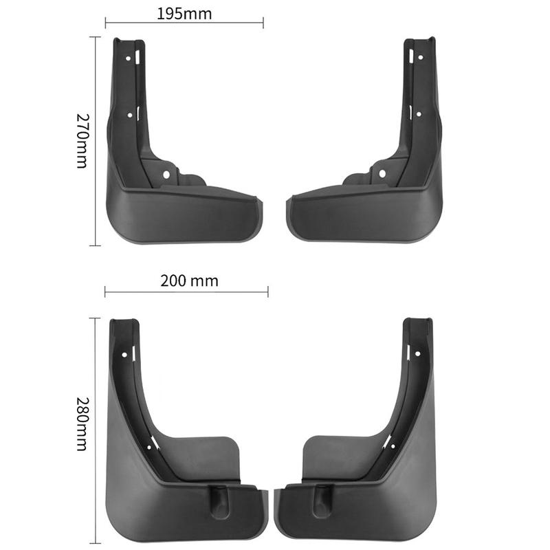 For BYD Atto 2 Yuan UP S1 Pro SC3E 2024~2026 2025 Car Wheel Mudguard Flap Mud Skin Cover Guards Fenders Splash Parts Accessories