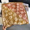 Luxury Floral Print Silk Square Scarf Women Soft Satin Kerchief Hairband Neckerchief Head Hijab Lady Headband Foulard Bag Ribbon
