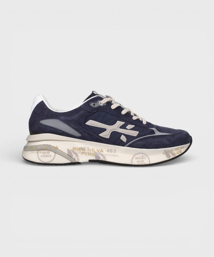Premiata [26Ss][Moerun] Blue Men'S Moerun Sneakers