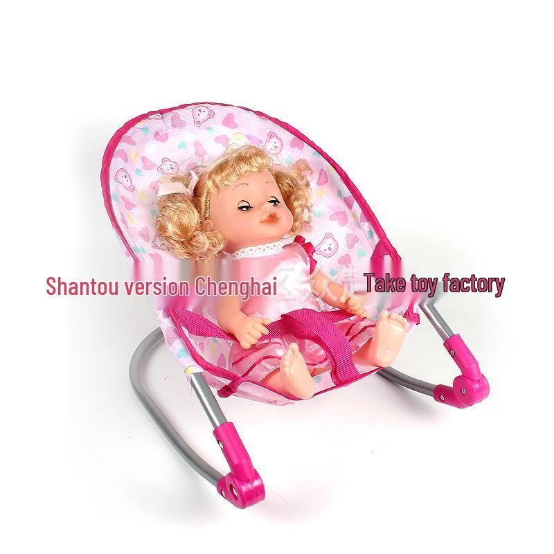 Игровой набор «Коляска и кукольный домик» с качелями для детей