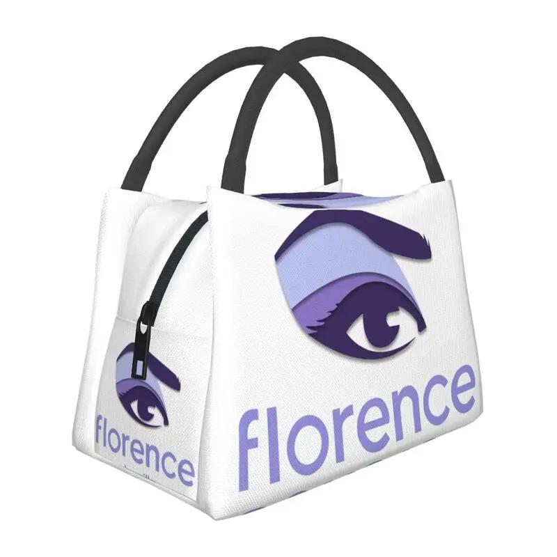 Пользовательские помады Florence By Mills Lunch Bag Женщины Cooler Теплый изолированный Lunch Box для пикника Кемпинга Работа Путешествия