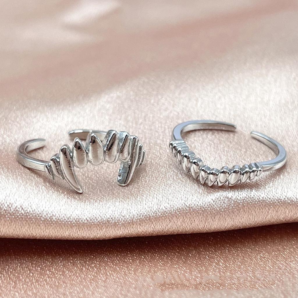 Уникальные разъемные кольца на вампирскую тематику Прочный сплав Удобная посадка Панк-стиль Аксессуар для мужчин и женщин Повседневная одежда