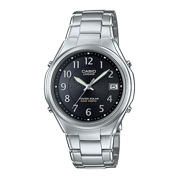 Casio LINEAG Series Men's Solar Wrist Watch - Silver / Black LIW-120DEJ-7A2JF LIW-120DEJ-1A2JF LCW-M300D-1AJF 5-MOTOR LCW-M100TSE-1AJF