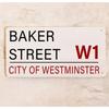 Baker Street Sherlock Holmes Vintage Metal Street Sign 20x30cm