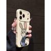 Уверенный кролик для чехла на телефон Apple 17 16 имитация жидкого iPhone 15 веселый 14 мультяшный 12 мягкий 11