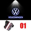 2Pcs LED Car Door Projector Welcome Ghost Shadow Light For VW Touareg Golf 5 6 7 Passat B6 B7 B8 B9 MK6 MK7 R GTI Accessories