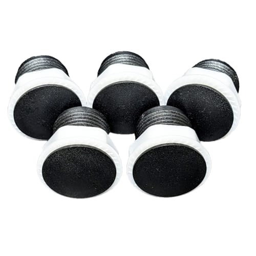 Set of 5 24mm Screw-On Button Plugs for Arcade Controllers and Leverless Controllers