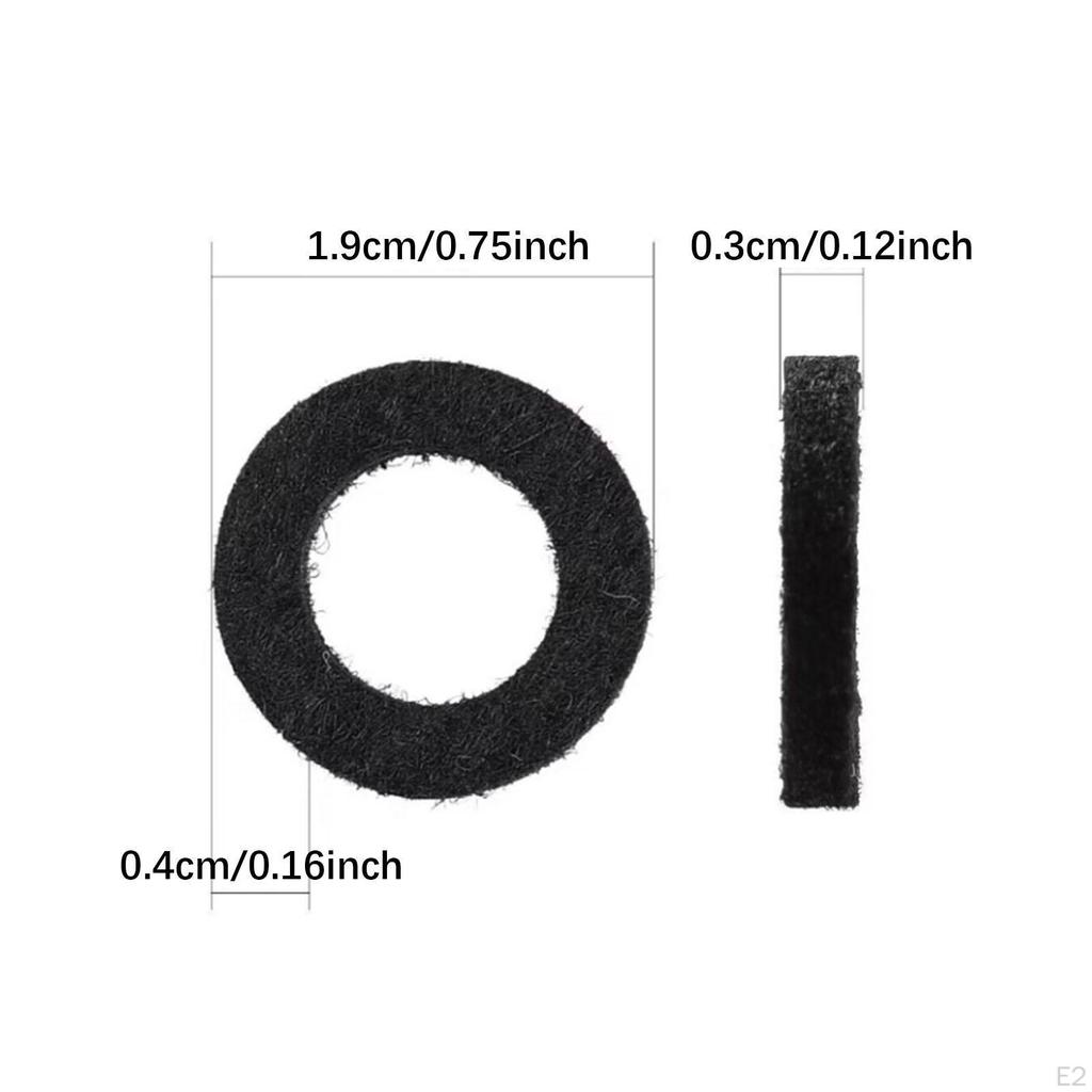 Trumpet Valve Felt Washers Cushion Replacement Maintenance Kits Portable