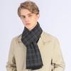 Men'S Scarves Men'S Winter Warmth Plaid Long Imitation Cashmere Men'S Scarves Custom