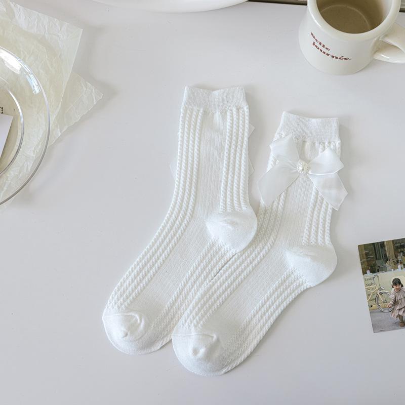 Lolita Style Japanese Kawaii Women Socks Cute Frilly Ruffle Socks Solid White Black Mesh Lace Girls Sweet Harajuku Short Socks