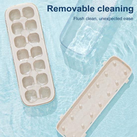 Лоток для льда Easy Release Ice Cube Mold для морозильника, без бисфенола А, 21 гнездо, коробка для льда для коктейлей, чая, кофе