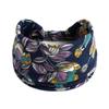 New Boho Cotton Wide Headband for Women Cashew Leopard Flower Print Turban Headwrap Knot Hairband Bandana Girls Hair Accessories
