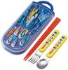 Skater Antibacterial Slide Trio Set Lunch Box Chopsticks Spoon Fork Plarail 22 Boys Made In Japan Children's TACC2AG-A