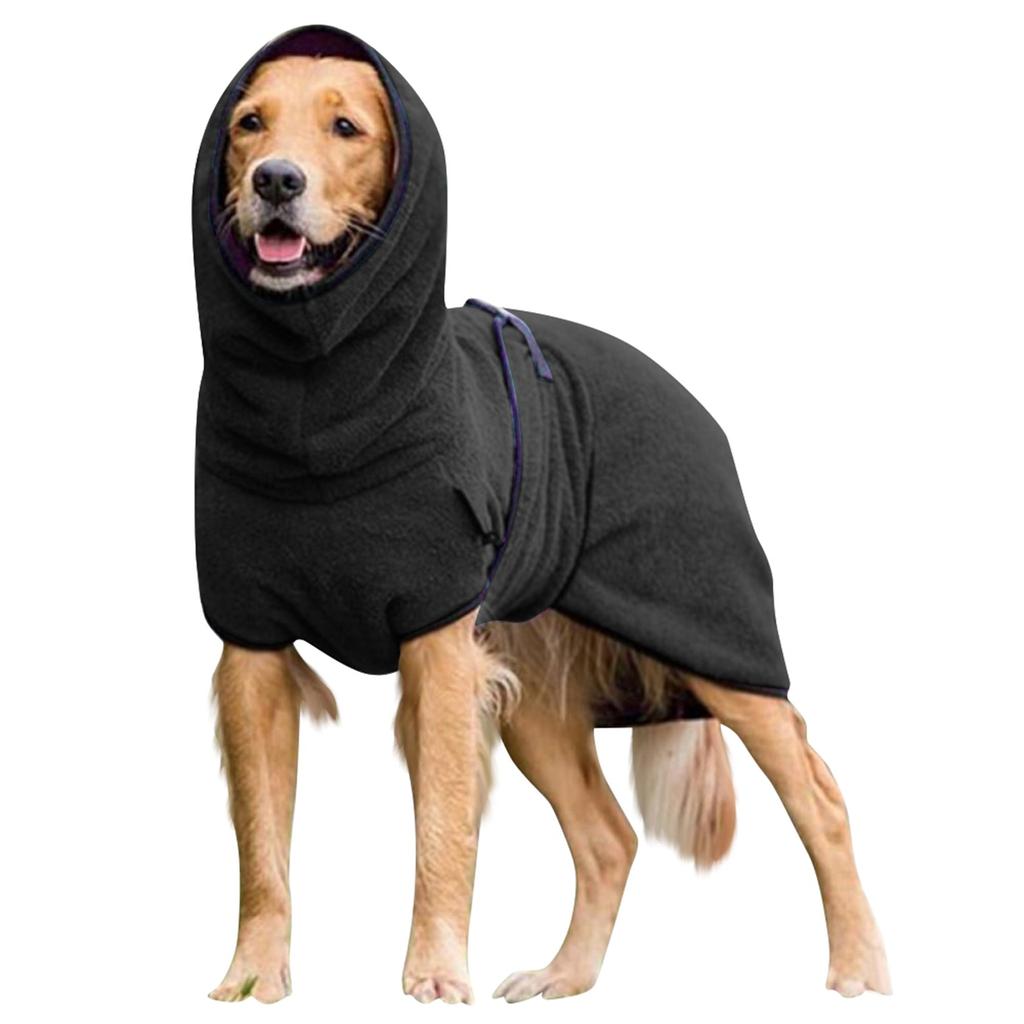 Пуловер, одежда для домашних животных, бархатная утолщенная теплая однотонная одежда с капюшоном для собак