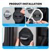 qjpmd2 4Pcs Car Door Lock Cover Silicone Cap Auto Accessories For Skoda Kamiq MK3 Roomster Rapid Kodiaq Karoq Fabia Enyaq