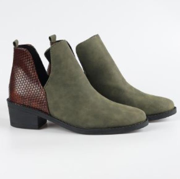 Женские ботильоны, новинка 2025 года, замшевые ботинки челси, женские модные ботинки на платформе, с боковой молнией, на каблуке, ботильоны, Botas De Mujer