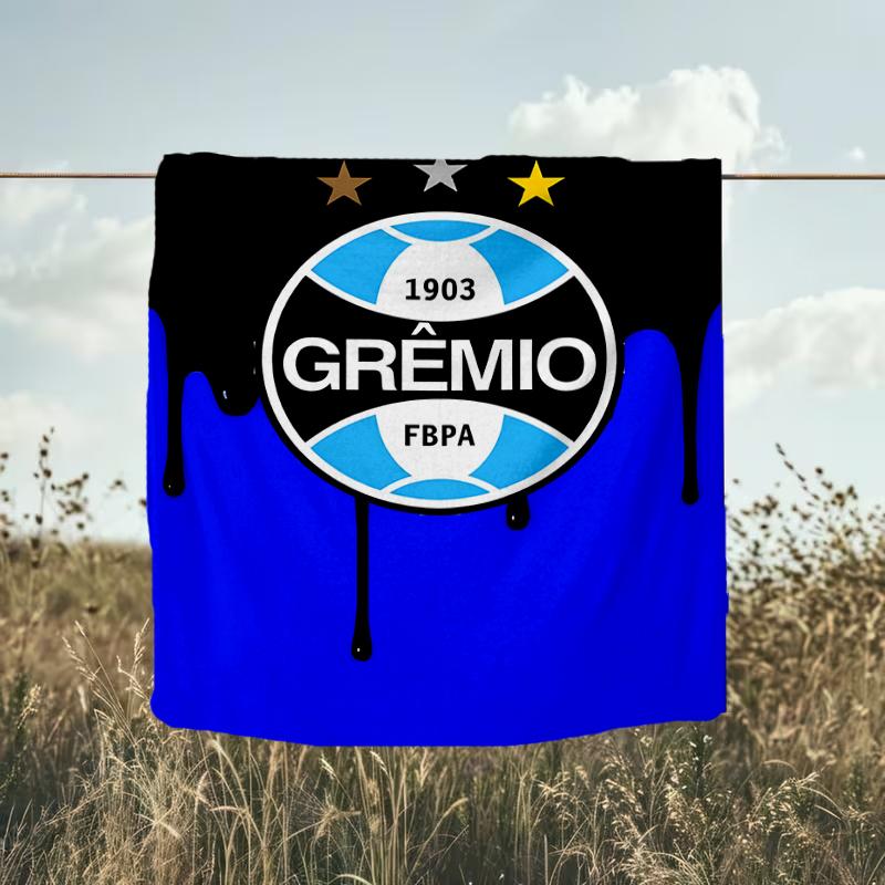 1PC Grêmio FBPA Printed Soft Flannel Blanket Throw for Adult Bedroom Living Room Sofa Camping Travel Fan gifts Christmas Gifts