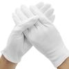 2 Pairs White White Cotton Gloves