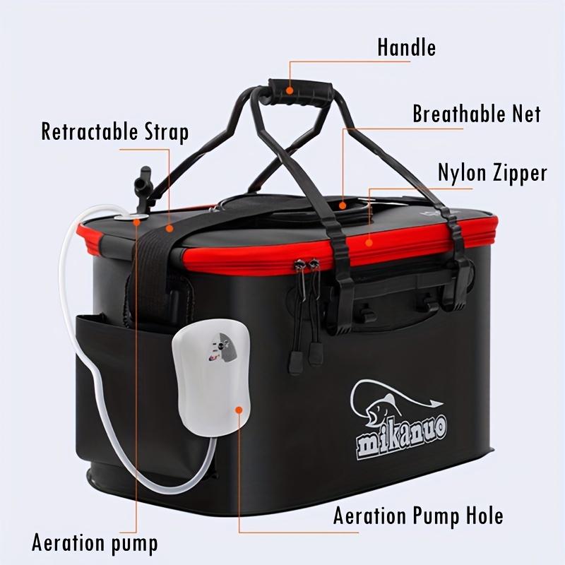 Портативная рыболовная сумка из ЭВА, складное рыболовное ведро, ящик для живой рыбы, контейнер для воды для кемпинга