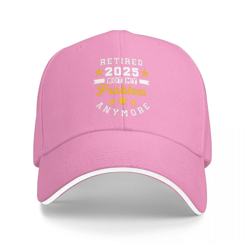Baseball Caps Retired 2025 Not My Problem Anymore Trendy Casquette Female Male Casual Spring Caps