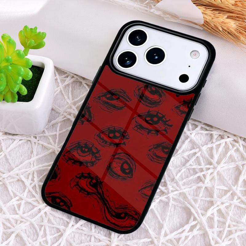 Чехол для телефона «Страшное лицо, глаза» ударопрочный для iPhone 17 Air 16e 15 11 12 14 13 Pro Max Защитная крышка Coque