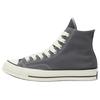 1970s Classic Comfortable High-Top Canvas Shoes Unisex Sneakers Gray A17905C