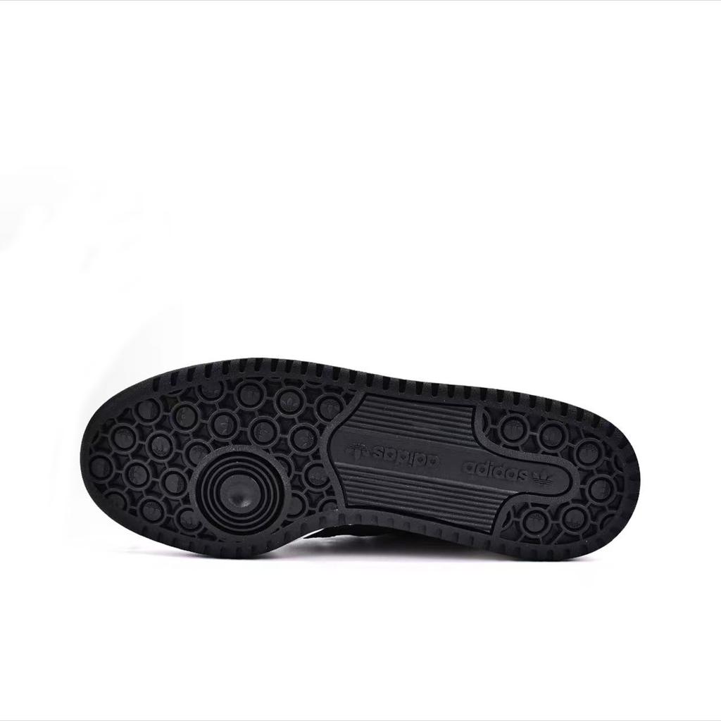 Adidas Originals FORUM Skateboard Shoes Unisex Low Top Black IH7830(Team384-)