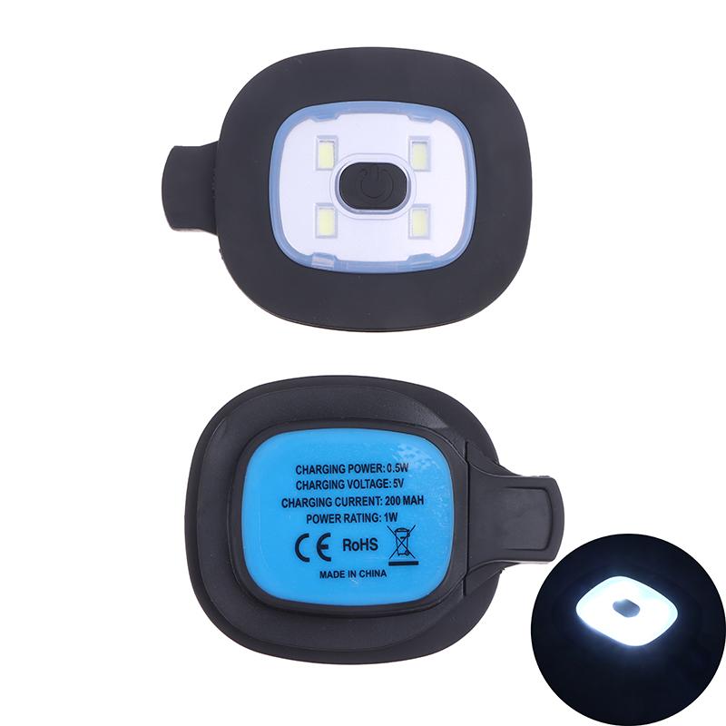 1/2/4 шт. USB-заряжаемый фонарь для светодиодной шапки, сменная налобная фара, крышка, DIY-фонарь для шапки для активного отдыха, велоспорта