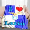 Lazio Football Club Emblem Blanket Suitable for Sofas, Beds, Offices, And Camping - Perfect Gift for Halloween Christmas