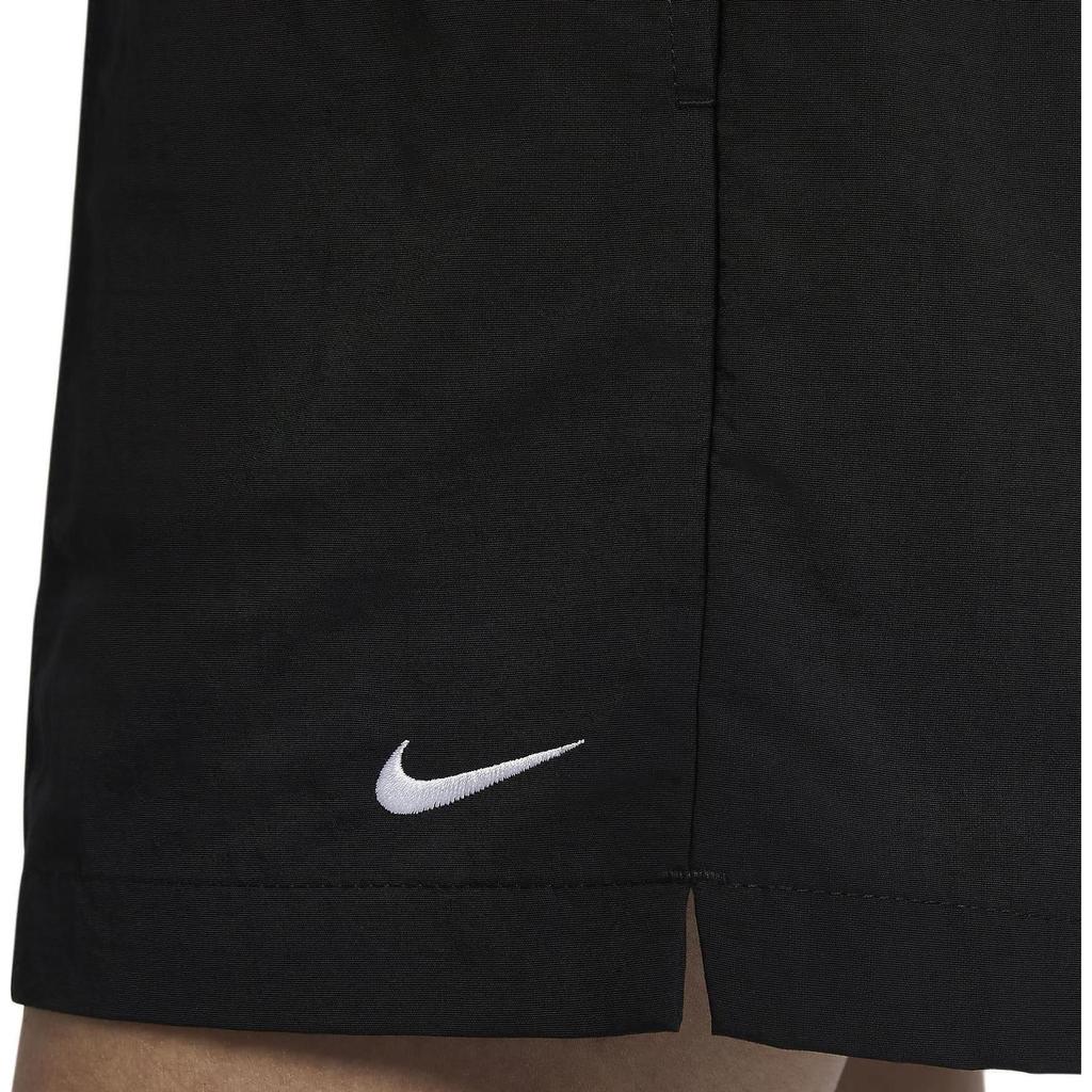 Nike Спортивные тканые шорты средней посадки женские плавки черные FV6623-010