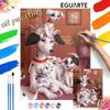 Disney 101 Dalmatians Oil Painting Art Painting Set Home Wall Decor Handmade Gift for Dog Lovers Art Print
