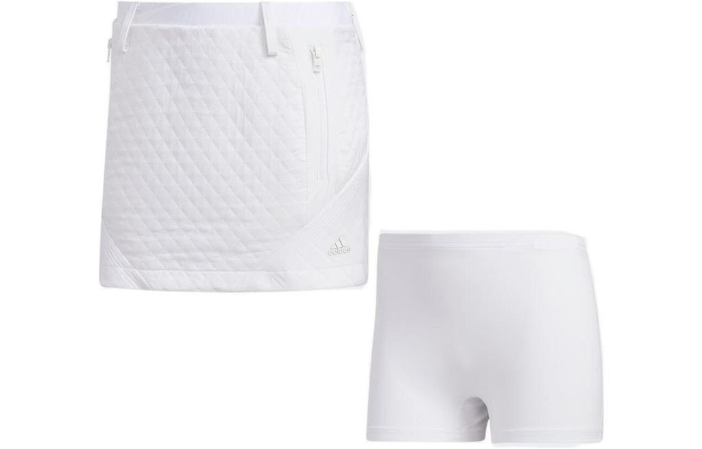 Adidas Casual Short Skirts Women's White FS6345