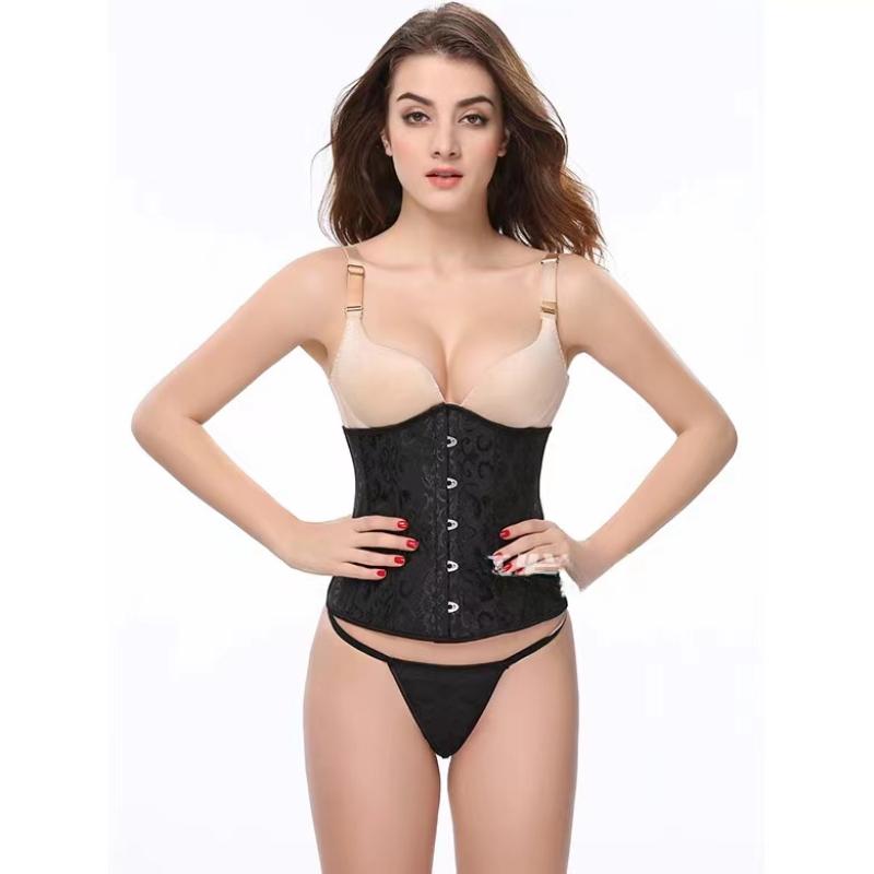 Underbust Corset Floral Push Up Boned Bustier Gothique Korsett For Women Front Busk Gorset Korse Sexy Women Gothic Corset