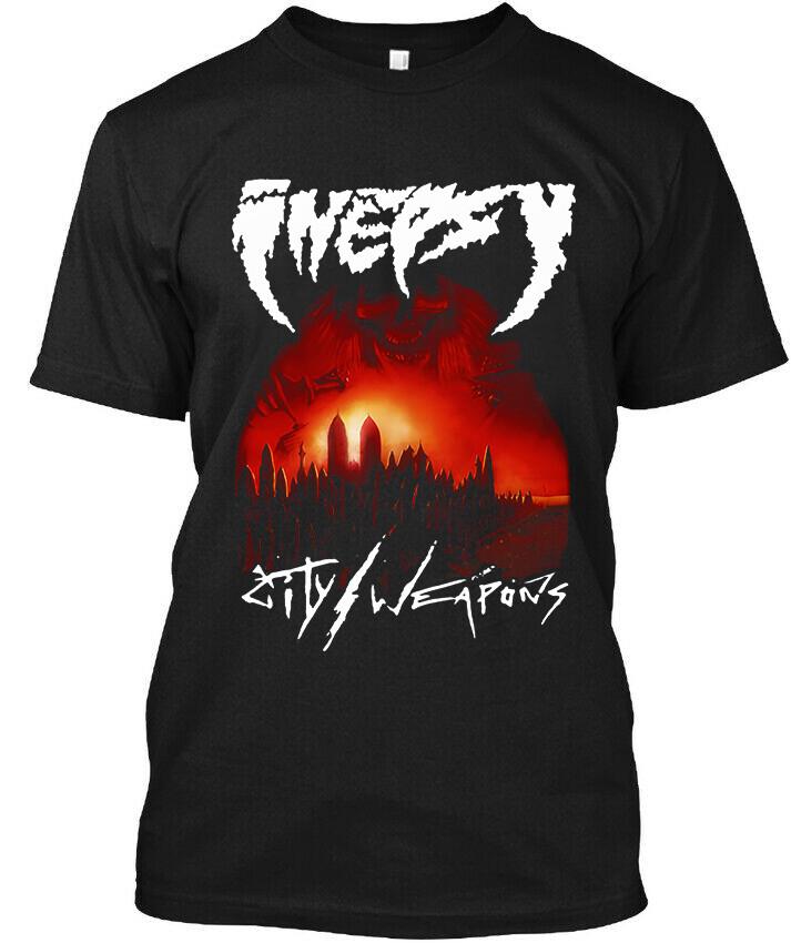 New! Popular Inepsy City Weapons Canada Music Art Graphic Logo T-Shirt S-4XL