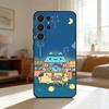 Cute B-Bugcat C-Capoo Phone Case For Samsung S26,S25,24,23,22,30,21,10,9,Ultra,Plus,Lite,Black Soft Case
