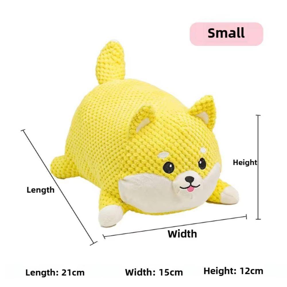 Cute Speak Up Squeaky Dog Corgi&Pig Animal Shape Pet Squeeze Sound Bite-resistant Portable Pet Chew Gift