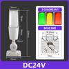 Светосигнальное устройство LED 3-цветное, постоянное свечение, DC12V/24V/AC220V, световой индикатор тревоги, энергосберегающее, с звуковым сигналом (зуммером)