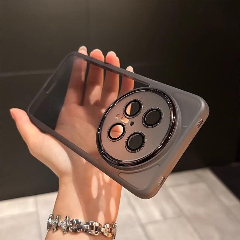 Подходит для чехла для мобильного телефона Huawei Mate70pro Новая модель с защитной пленкой для объектива Mate70 Прозрачный чехол с полной защитой от падений