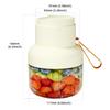 Batidora portátil de frutas recargable, vaso exprimidor personal de gran capacidad para batidos